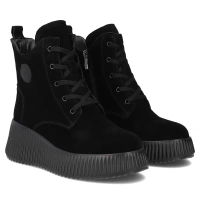 Leather ankle boots Filippo DBT7288/25 BK black