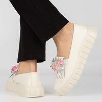 Leather shoes Filippo DP4593/23 EC ecru