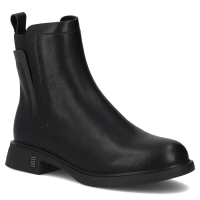 Skórzane botki Filippo DBT7200/25 BK czarne