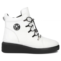 Leather ankle boots Filippo DBT7416/25 WH white