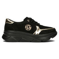 Leather Sneakers Filippo DP2138/22 BK GO black