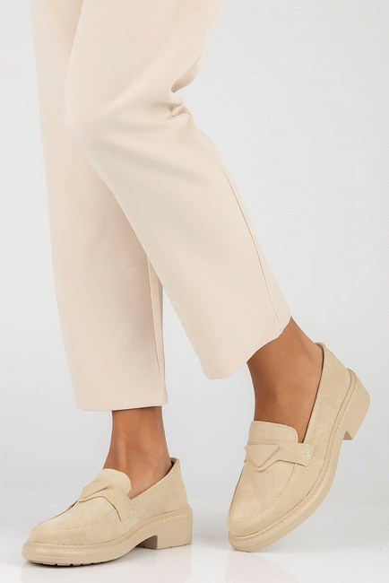 Leather shoes Filippo DP4523/23 BE beige