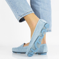 Leather loafers Filippo DP2037/21 BL blue