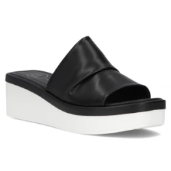 Leather flip-flops Filippo DK6147/24 BK black