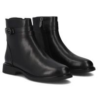 Leather ankle boots Filippo DBT7383/25 BK black