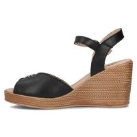 Leather sandals Filippo DS6026/24 BK black