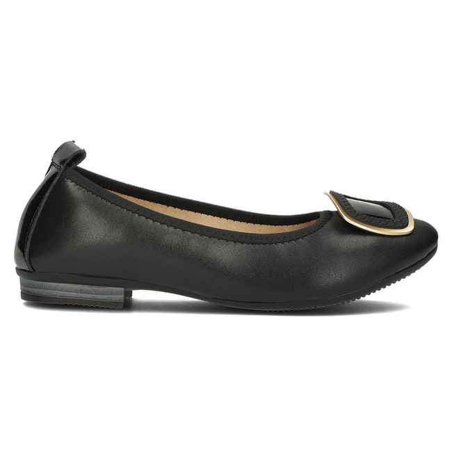 Leather shoes Filippo  DP3661/22 BK black