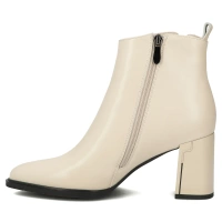 Leather ankle boots Filippo DBT7462/25 BE beige
