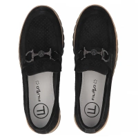 Skórzane półbuty Filippo DP6851/25 BK czarne