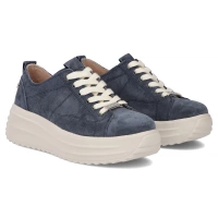 Leather sneakers Filippo DP6795/26 NV navy