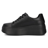 Leather sneakers Filippo DP6207/25 BK black