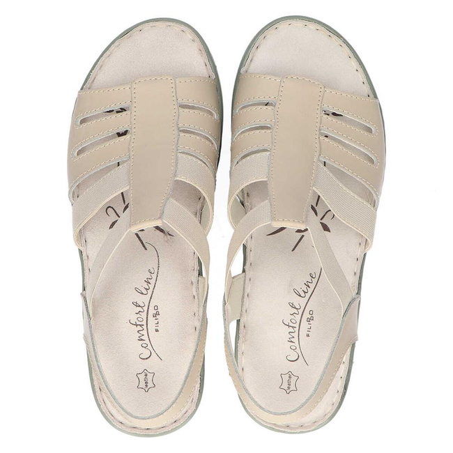 Sandały Filippo DS1432/20 BE beige
