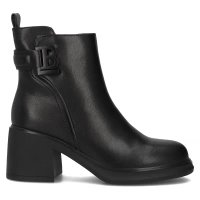 Leather ankle boots DBT6547/24 BK black