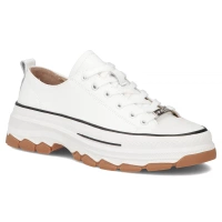 Leather sneakers Filippo DP7501/26 WH white