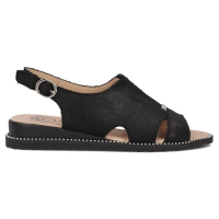 Leather sandals Filippo DS4470/25 BK black
