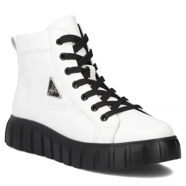 Leather boots Filippo DBT4146/25 WH white