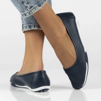 Leather shoes Filippo DP3681/25 NV navy blue