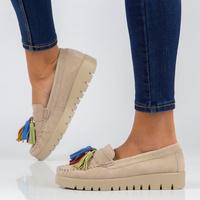 Leather shoes Filippo DP3535/23 BE beige