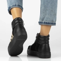 Leather ankle boots Filippo DBT7269/25 BK black