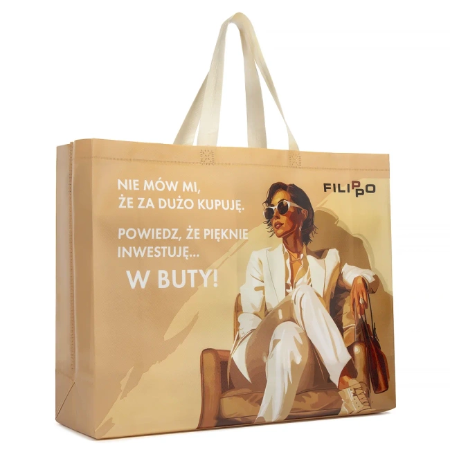 Filippo Shopping Bag a Good Investment TZ0477/25 BE WH