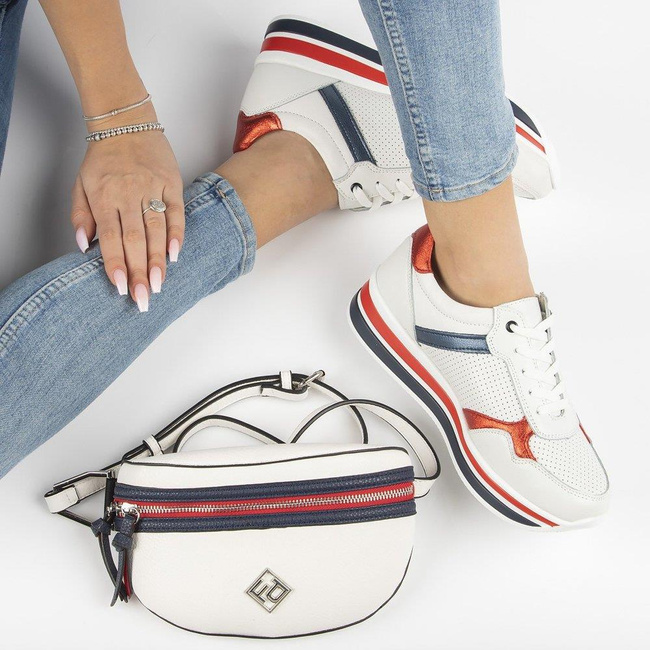 Leather sneakers Filippo DP2004/21 WH white