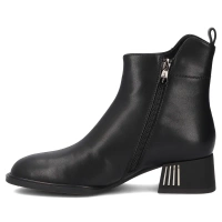 Leather ankle boots Filippo DBT7190/25 BK black
