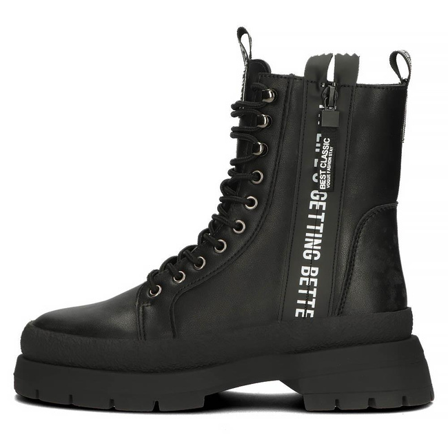 Leather boots Filippo DBT4153/22 BK black