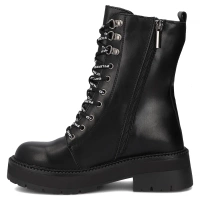 Leather boots Filippo DBT7256/25 BK black