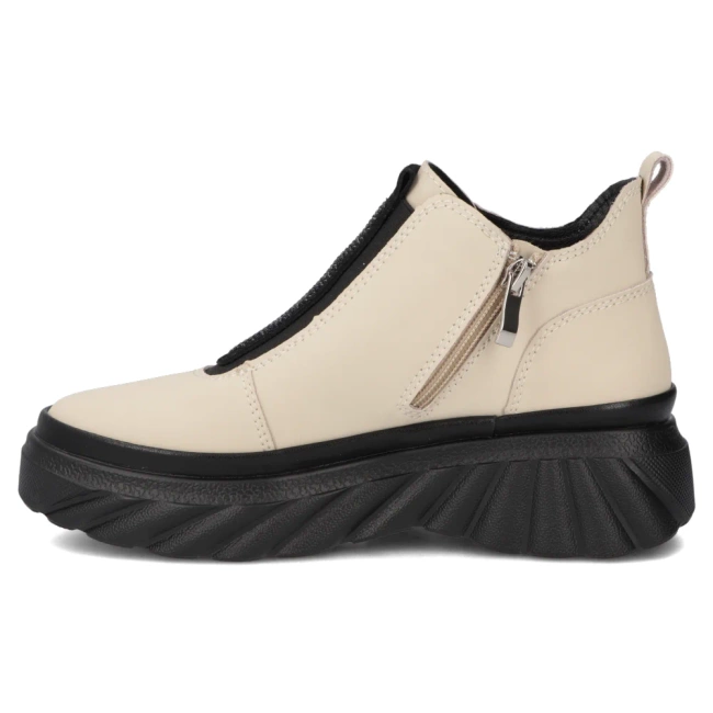 Leather ankle boots Filippo DBT7426/25 BE beige