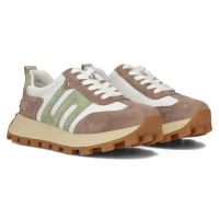 Leather Sneakers Filippo DP6743/25 WH BE white beige