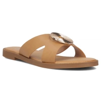 Klapki Filippo DK6923/25 BE beżowe