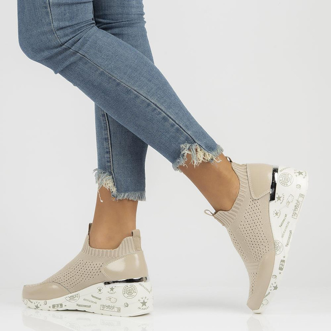 Leather shoes Filippo DP3551/22 BE beige