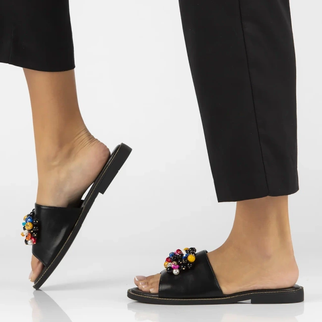 Klapki Filippo DK6233/25 BK czarne