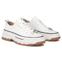 Leather sneakers Filippo DP7501/26 WH white