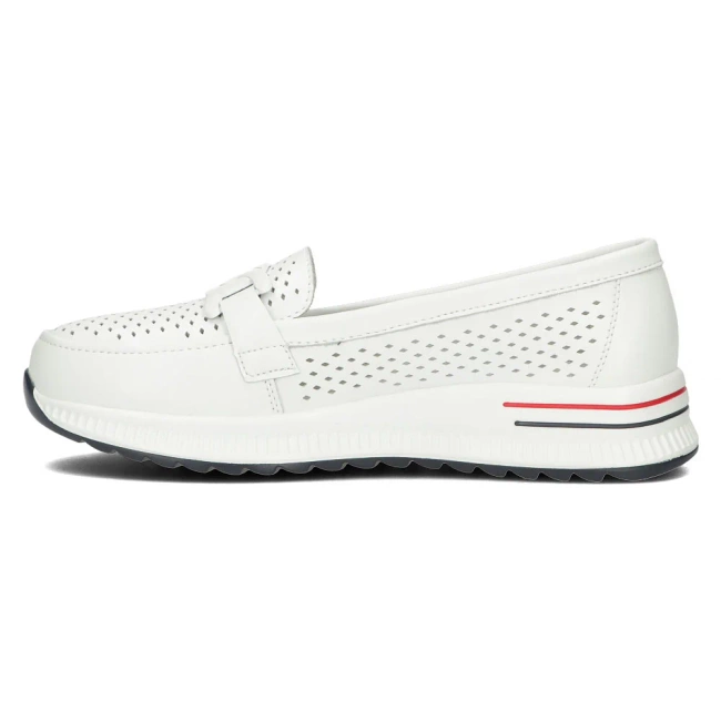 Leather shoes Filippo DP4400/24 WH white