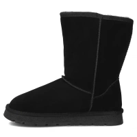 Skórzane śniegowce Filippo DBT7333/25 BK czarne