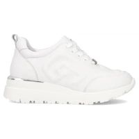 Skórzane sneakersy Filippo DP6849/25 WH białe