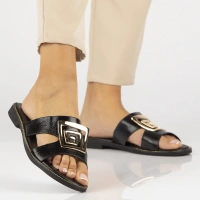 Klapki Filippo DK3703/25 BK czarne