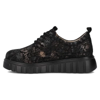 Skórzane sneakersy Filippo DP6846/25 BK FL czarne