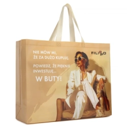 Filippo Shopping Bag a Good Investment TZ0477/25 BE WH