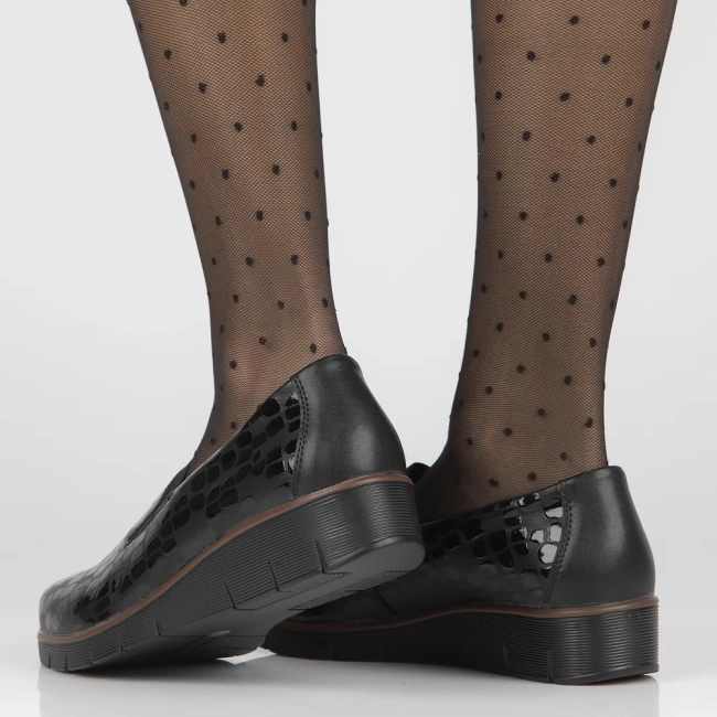 Leather shoes Filippo DP3160/22 BK black