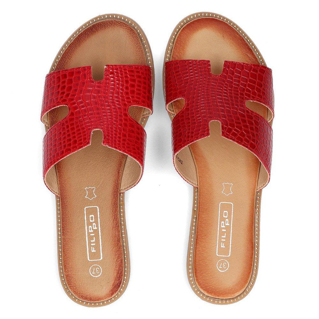 Slippers Filippo DK2100/21 RD Red