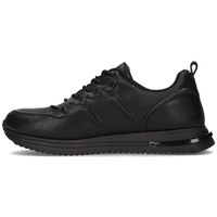 Leather sports sneakers Filippo DP2017/21 BK black