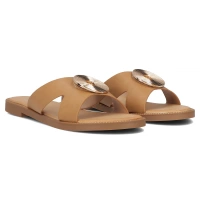 Klapki Filippo DK6923/25 BE beżowe