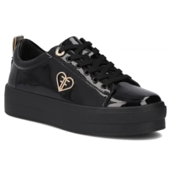 Leather shoes Filippo DP3533/25 BK L H black
