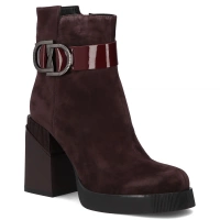 Leather ankle boots DBT7183/25 BG maroon