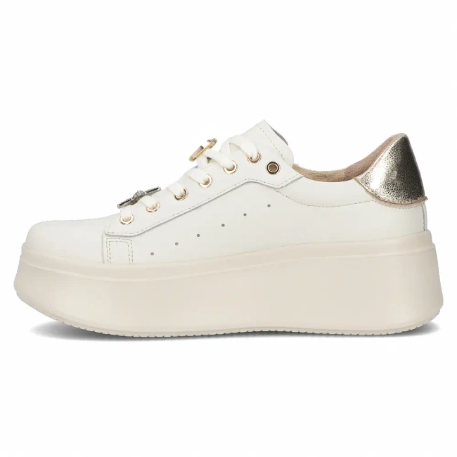 Leather sneakers Filippo DP6790/25 BE beige