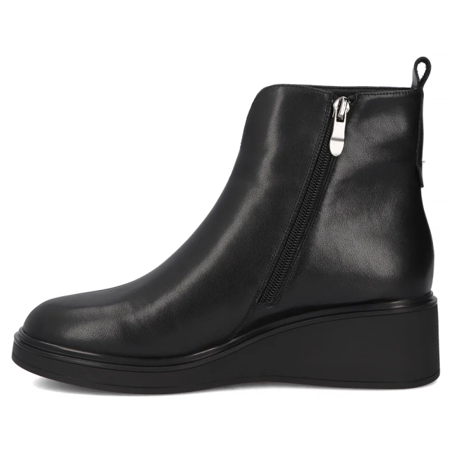 Leather ankle boots Filippo DBT7446/25 BK black