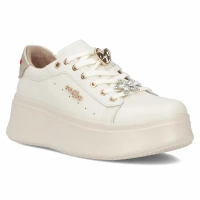 Leather sneakers Filippo DP6790/25 BE beige