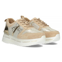 Leather sneakers Filippo DP3691/22 BE GO beige